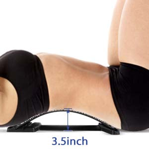 Heated Back Stretcher, Stretches for Upper And Lower Back Pain