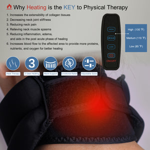 Heated Neck Brace for Neck Pain and Support